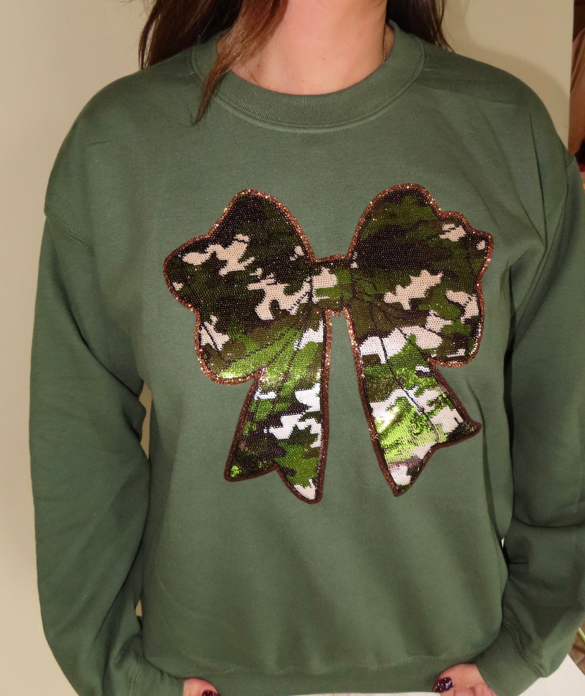 Camo Bow Crew