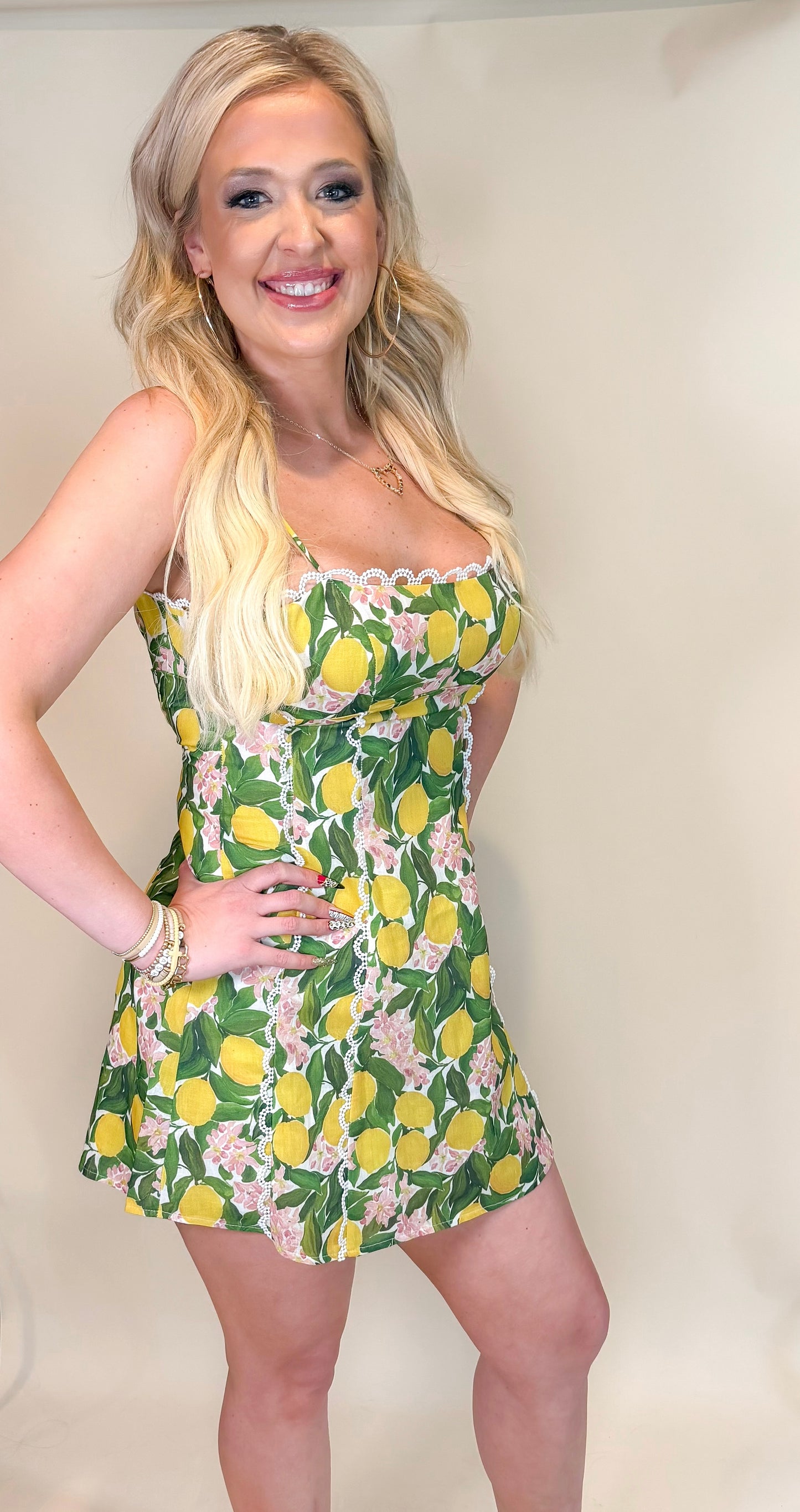 Lemon mini dress