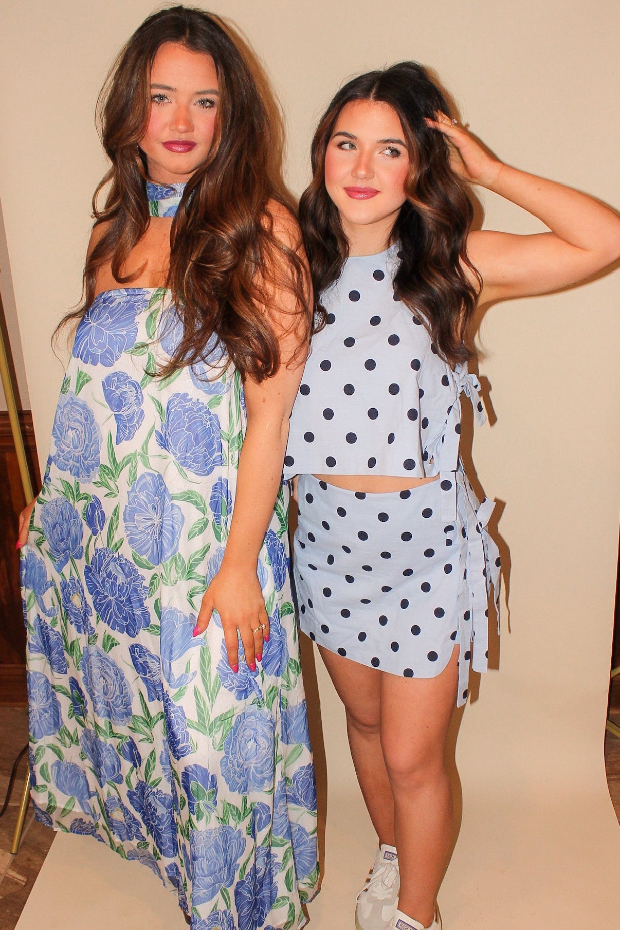 Blue Floral Maxi Dress