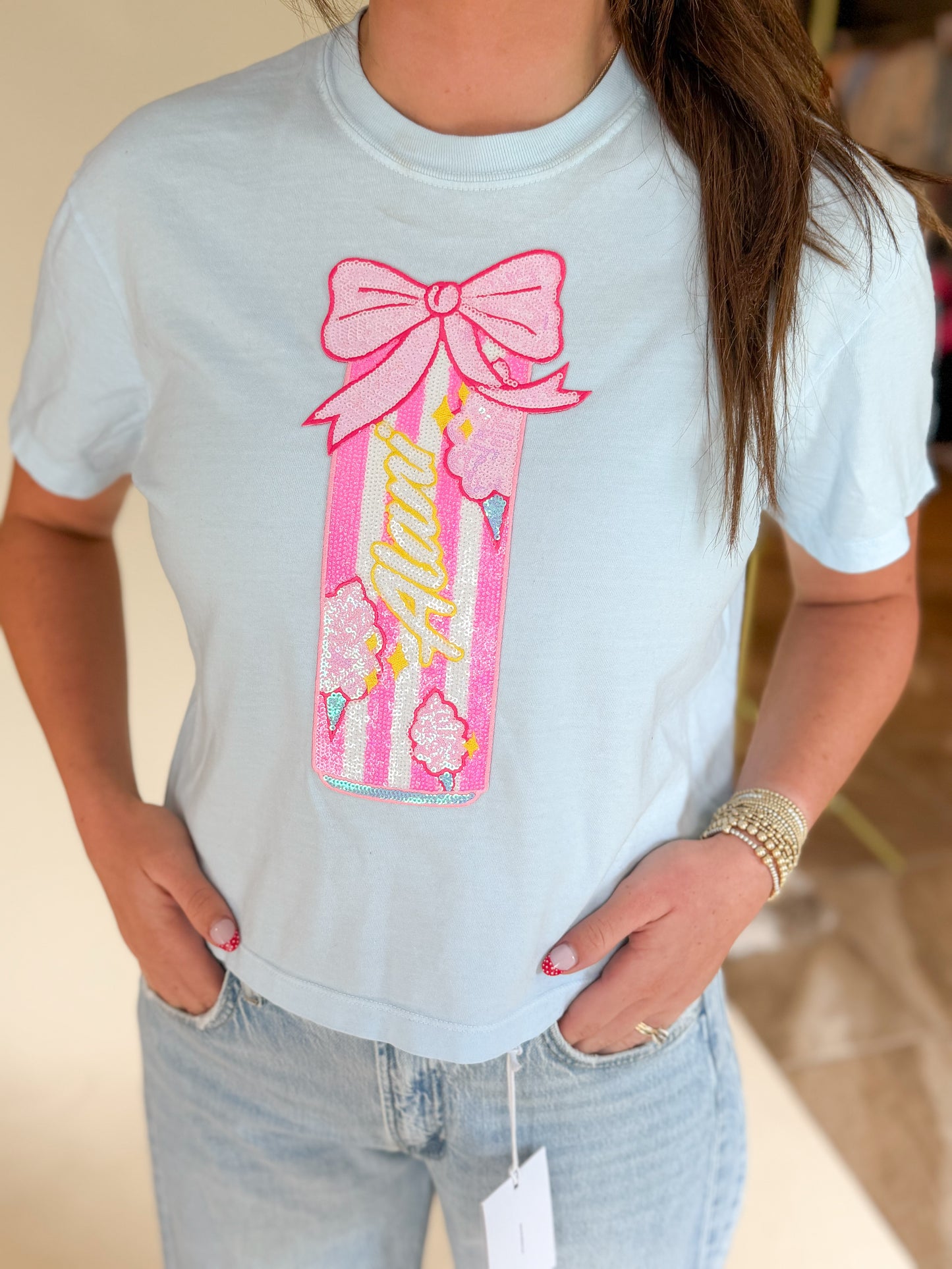 Alani sequin tee