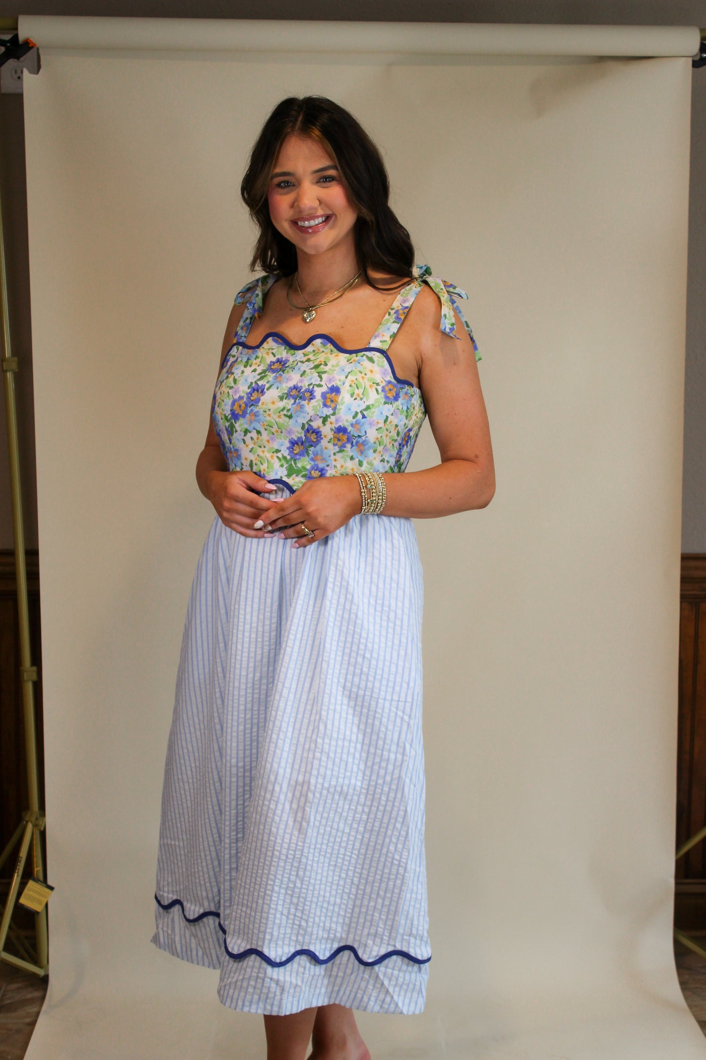Floral midi dress