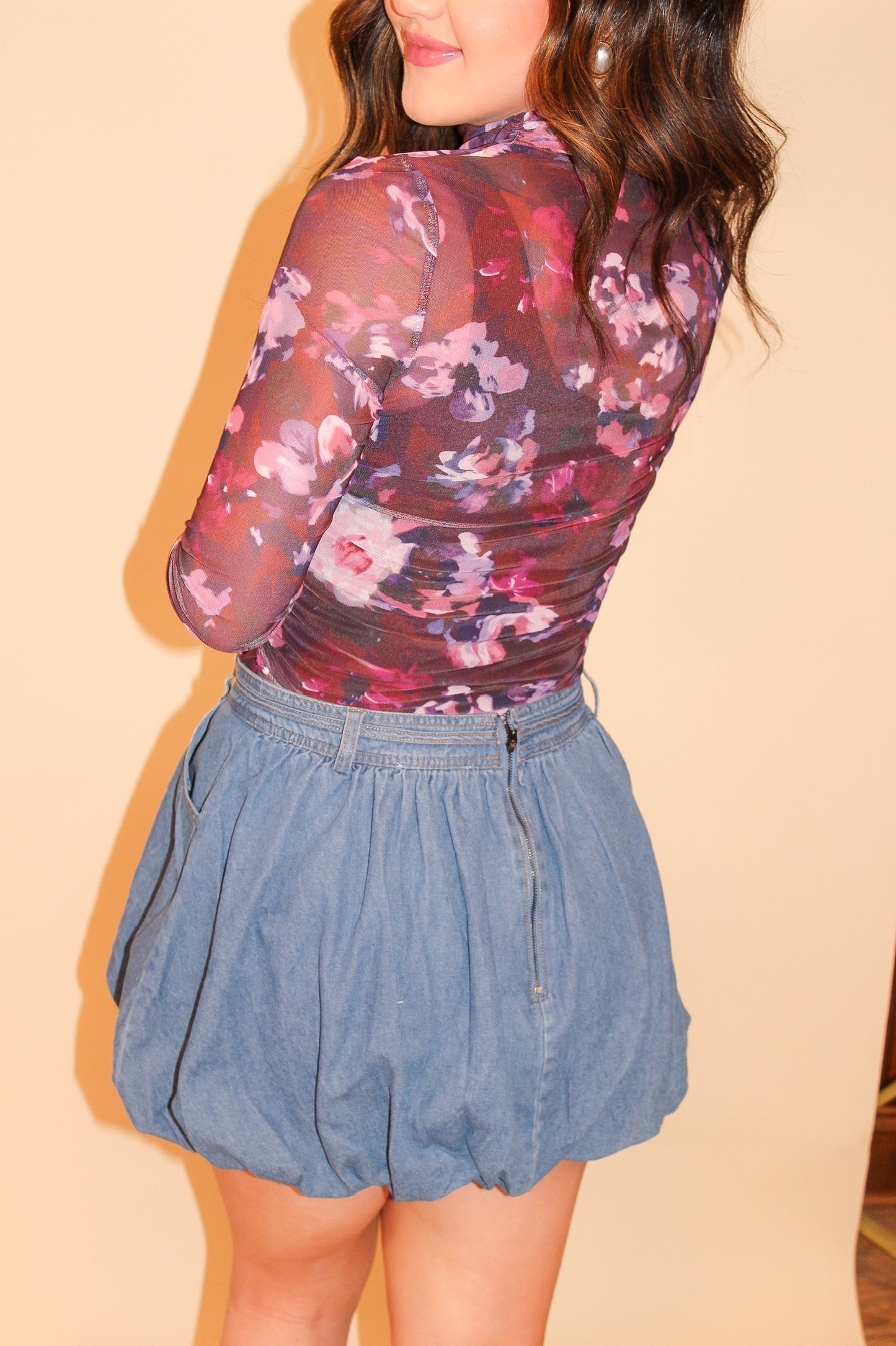 Floral Layering Top