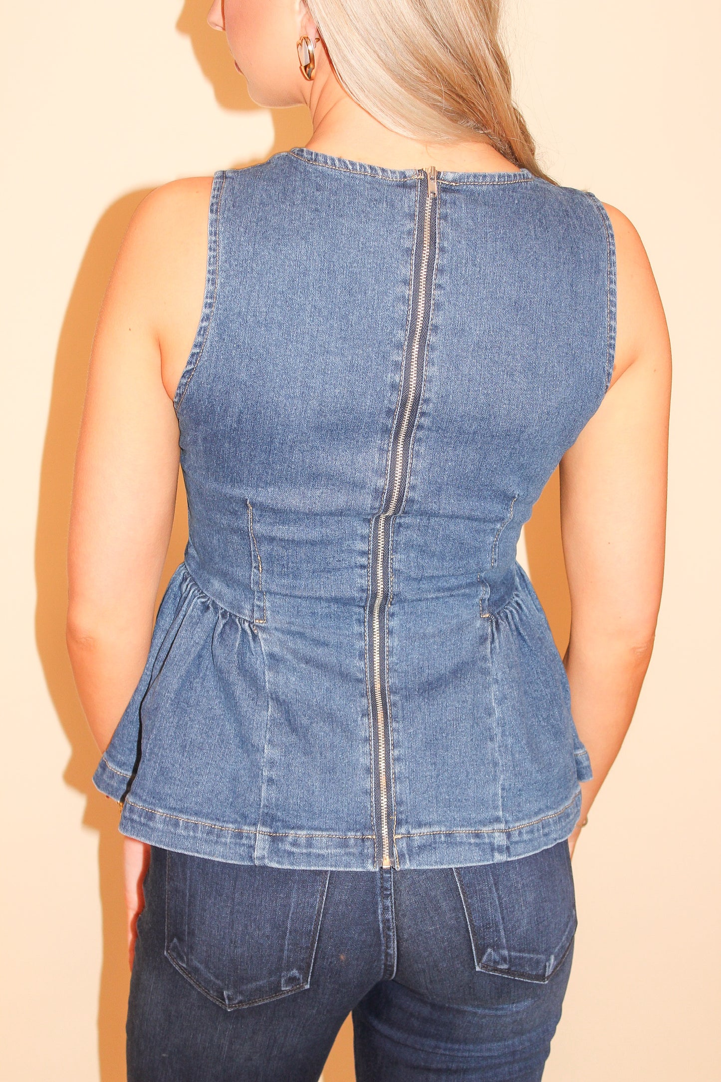 Serena Denim Top