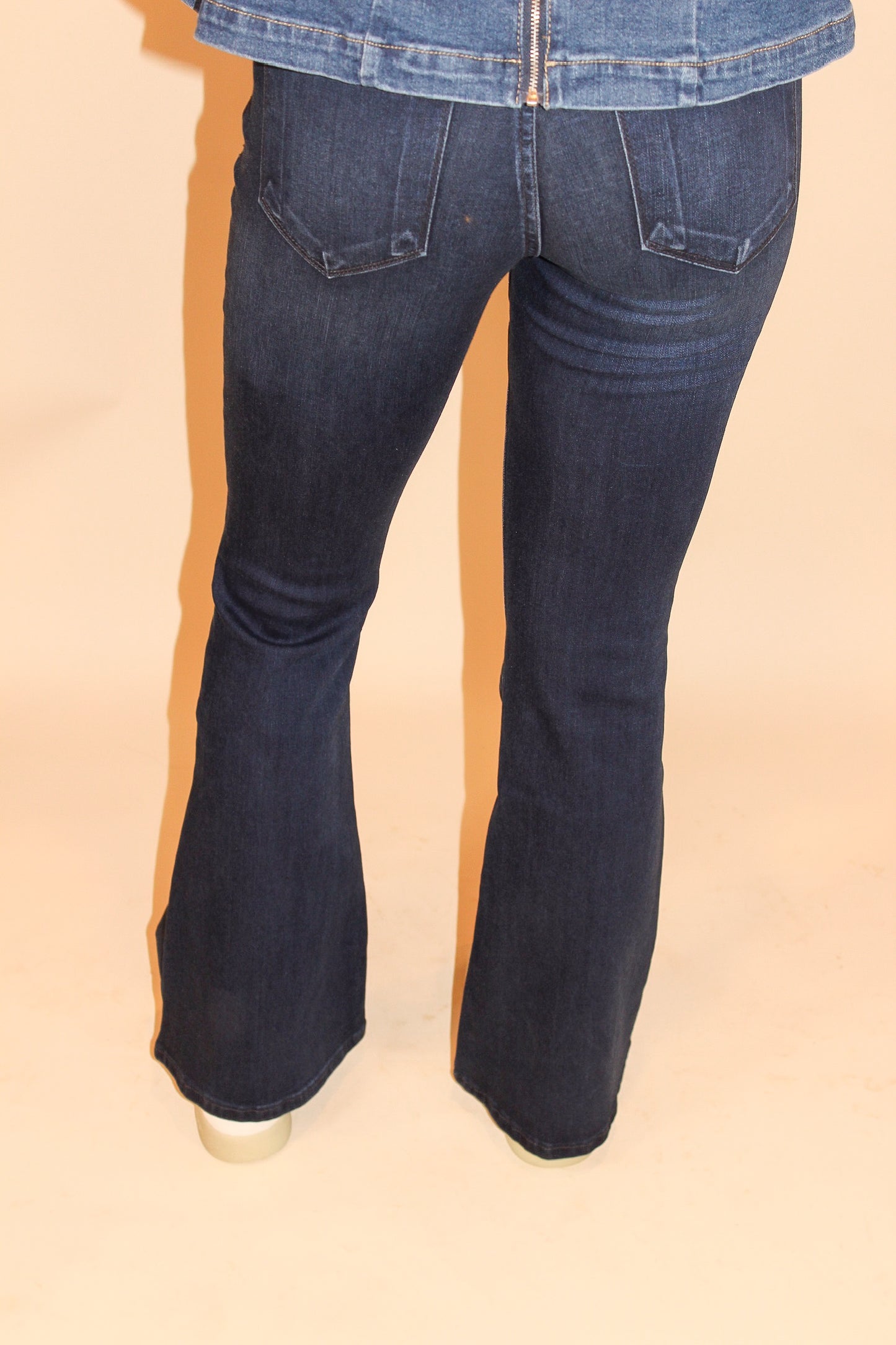 Mid Rise Flare Jeans