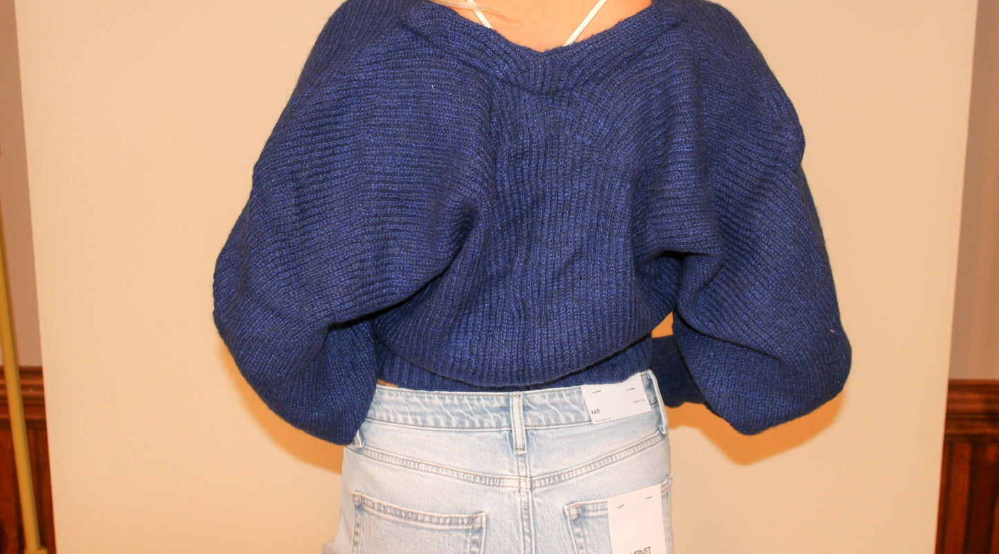 Mallory Cropped Bow Top