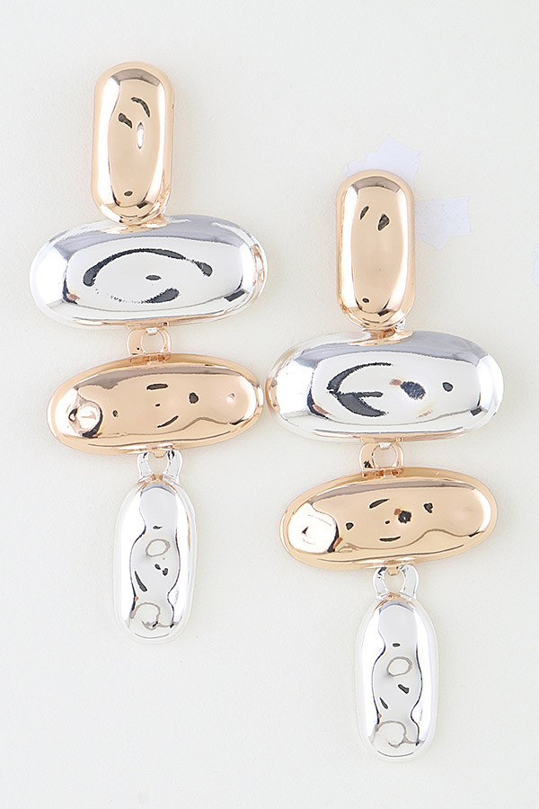 Mixed Metal Earring